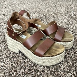 Steve Madden espadrille platform sandal